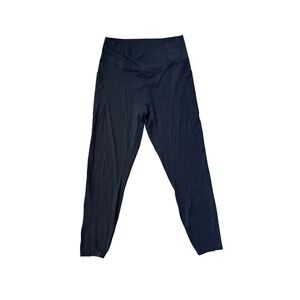 Halara High Waisted Leggings 7/8‎ Length Black Size L Pockets Athleisure